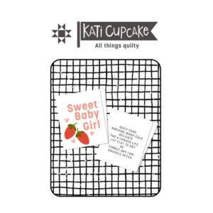 Kati Cupcake Sweet Baby Girl Designer Woven Labels