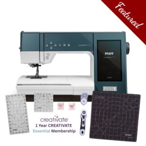 Pfaff expression 715 sewing and quilting machine with featured bundle