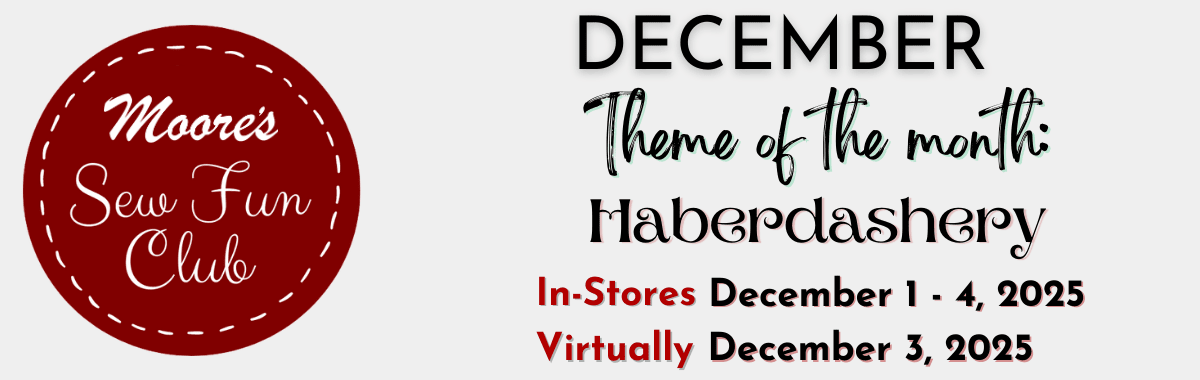 Sew Fun Club December 2025 landing page banner