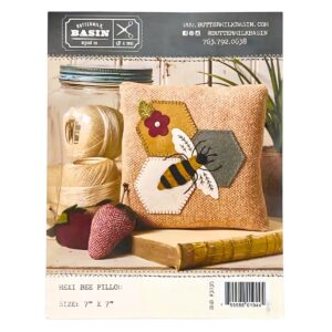 Buttermilk Basin Hexi Bee Pillow Pattern main Product Image