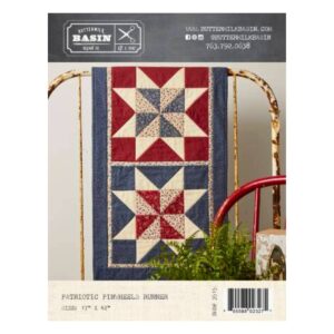 Buttermilk Basin Patriotic Pinwheels Runner main Product Image