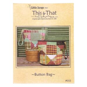 Little Scraps Button Bag Pattern main Product Image
