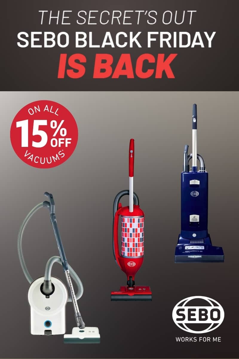 SEBO Black Friday mobile Banner