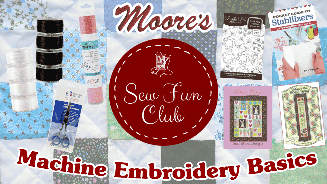 video thumbnail for SFC January 2026 themed Machine Embroidery Basics