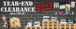 Year End Sale banner for Home Page