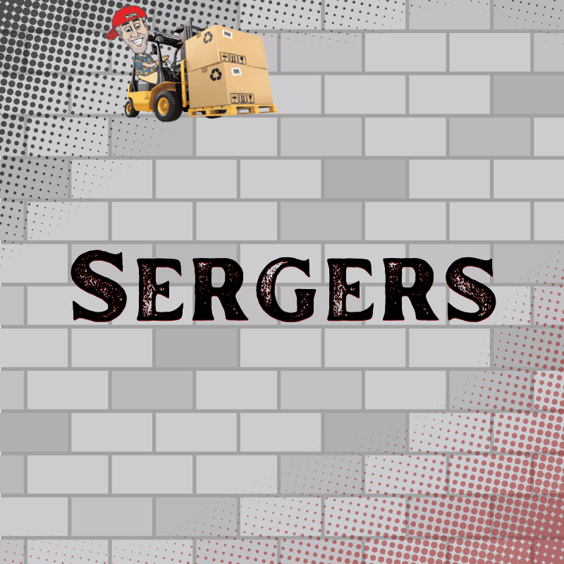 Year End Sale Category Card for sergers