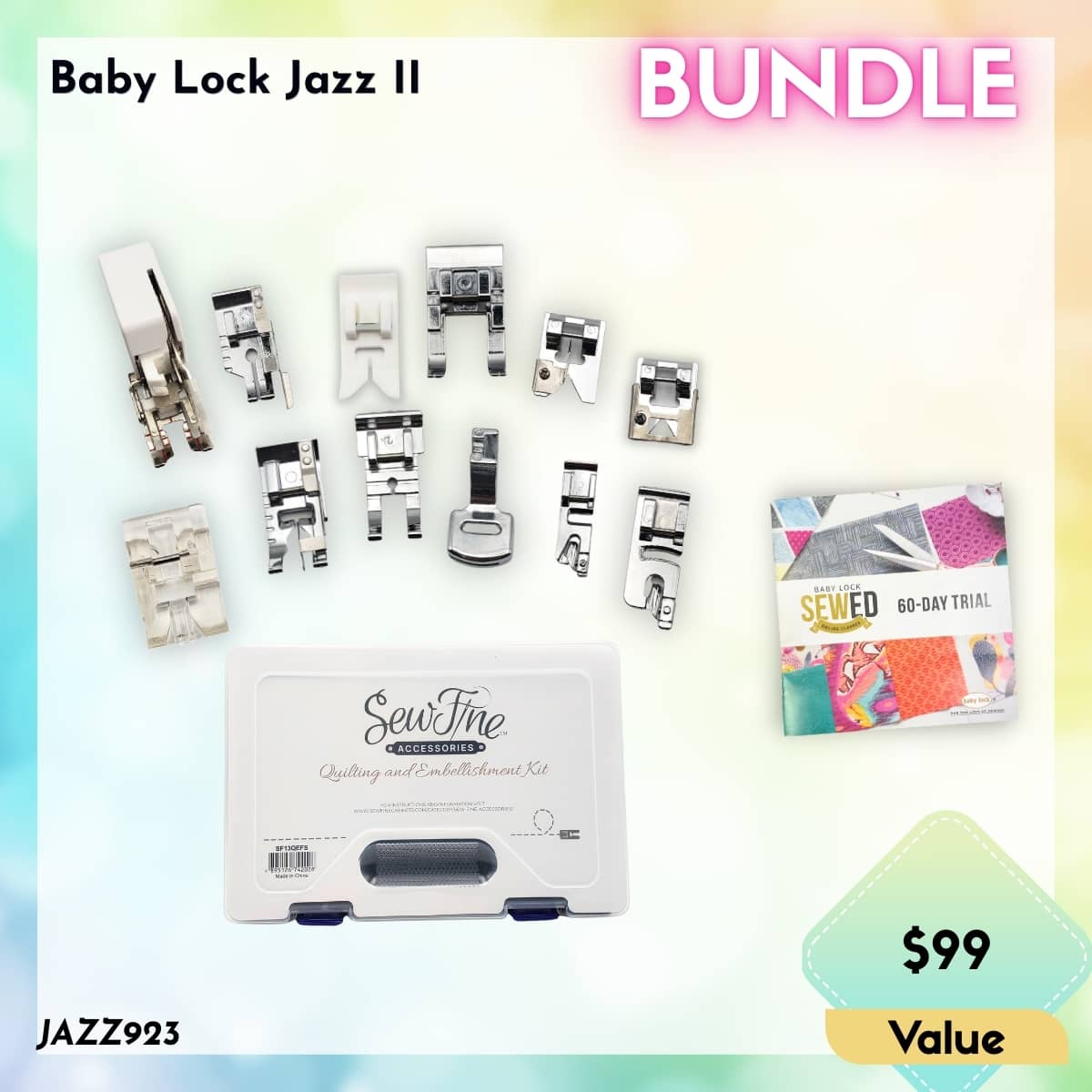 Baby Lock Jazz II Sewing and Quilting Machine - Moore's Sewing