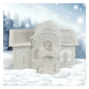 OeSD Freestanding Police Station Winter Village main Product Image