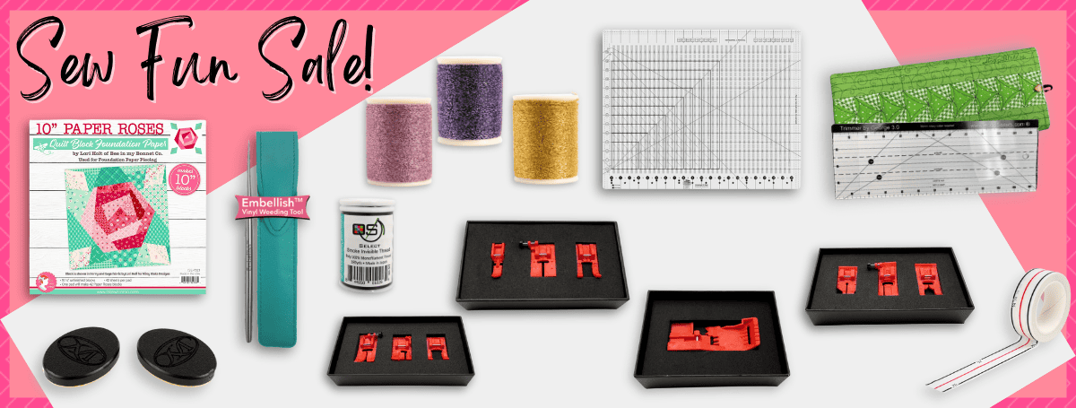 February 2026 Sew Fun Club product collage featuring Staff Picks