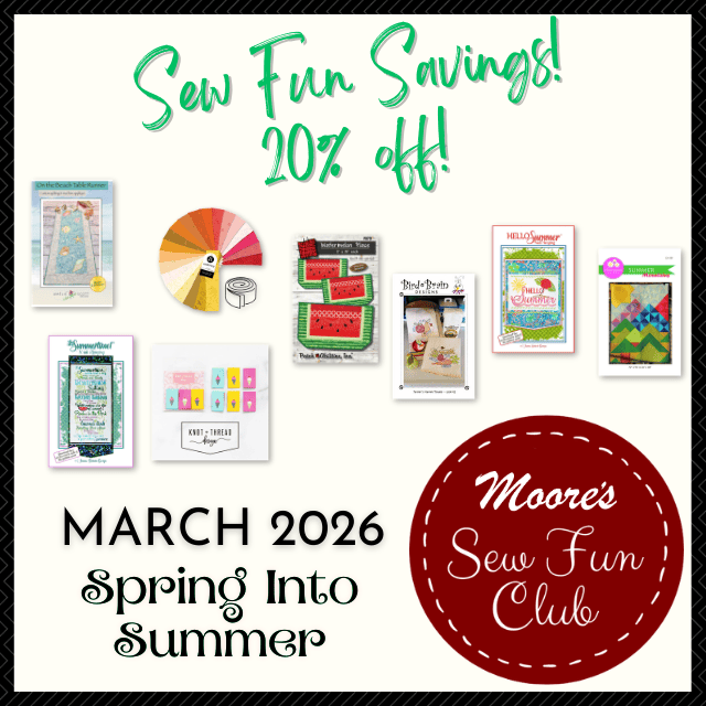 Sew Fun Club March 2026 category card