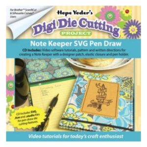 Hope Yoder Digi Die Cutting Project Note Keeper SVG Pen Draw main Product Image
