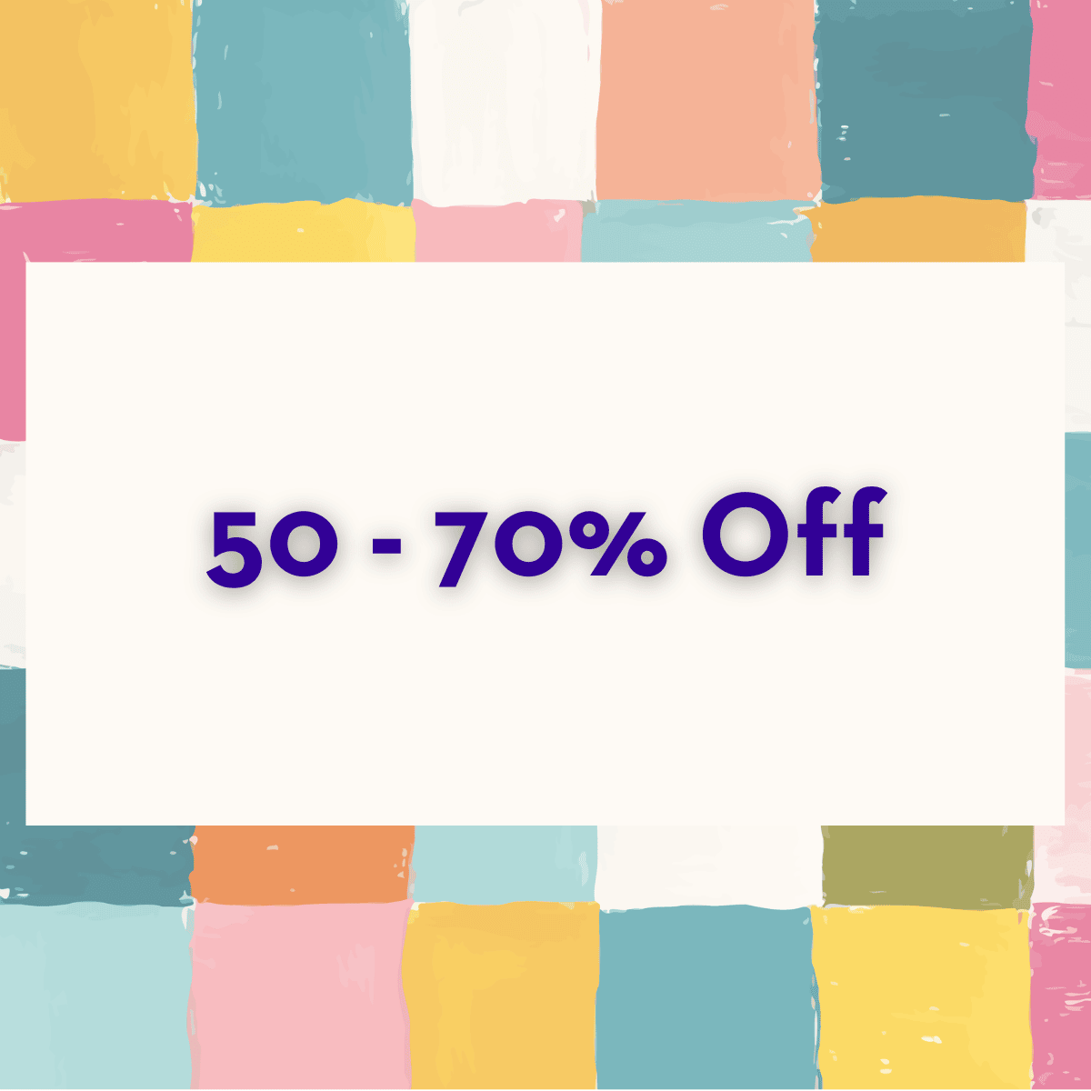 Category for 50-70% Off clearance items