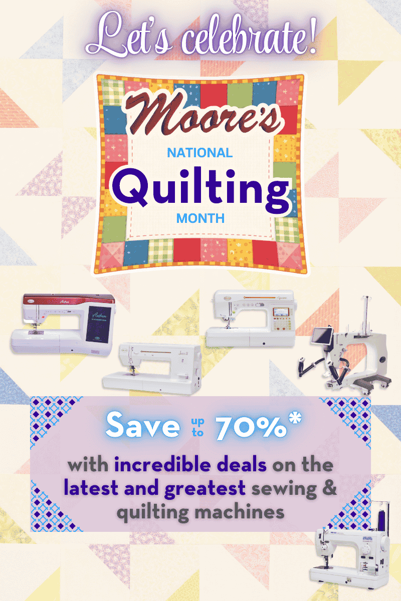 National Quilting Month landing page banner