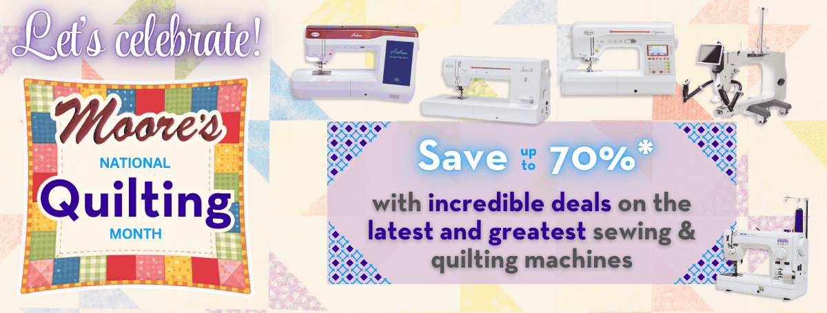 National Quilting Month landing page banner