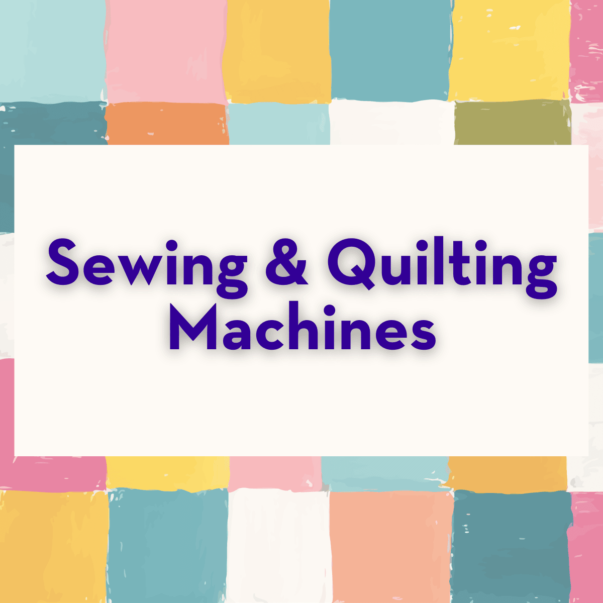 Quilting Month Sale Category Card for Sewing and Quilting Machines