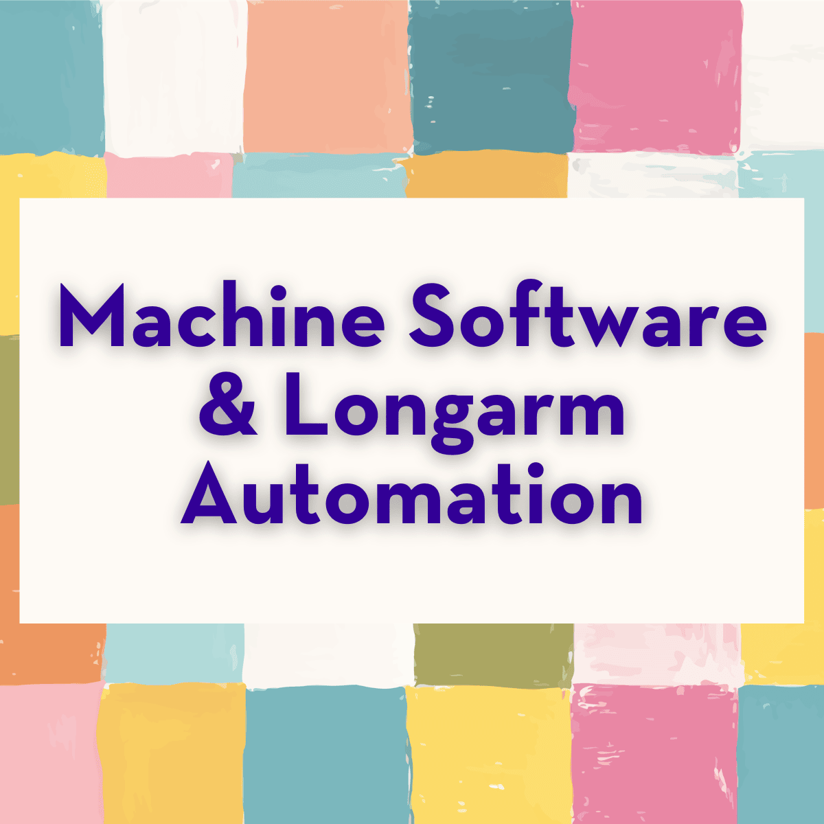 Category for Machine Software