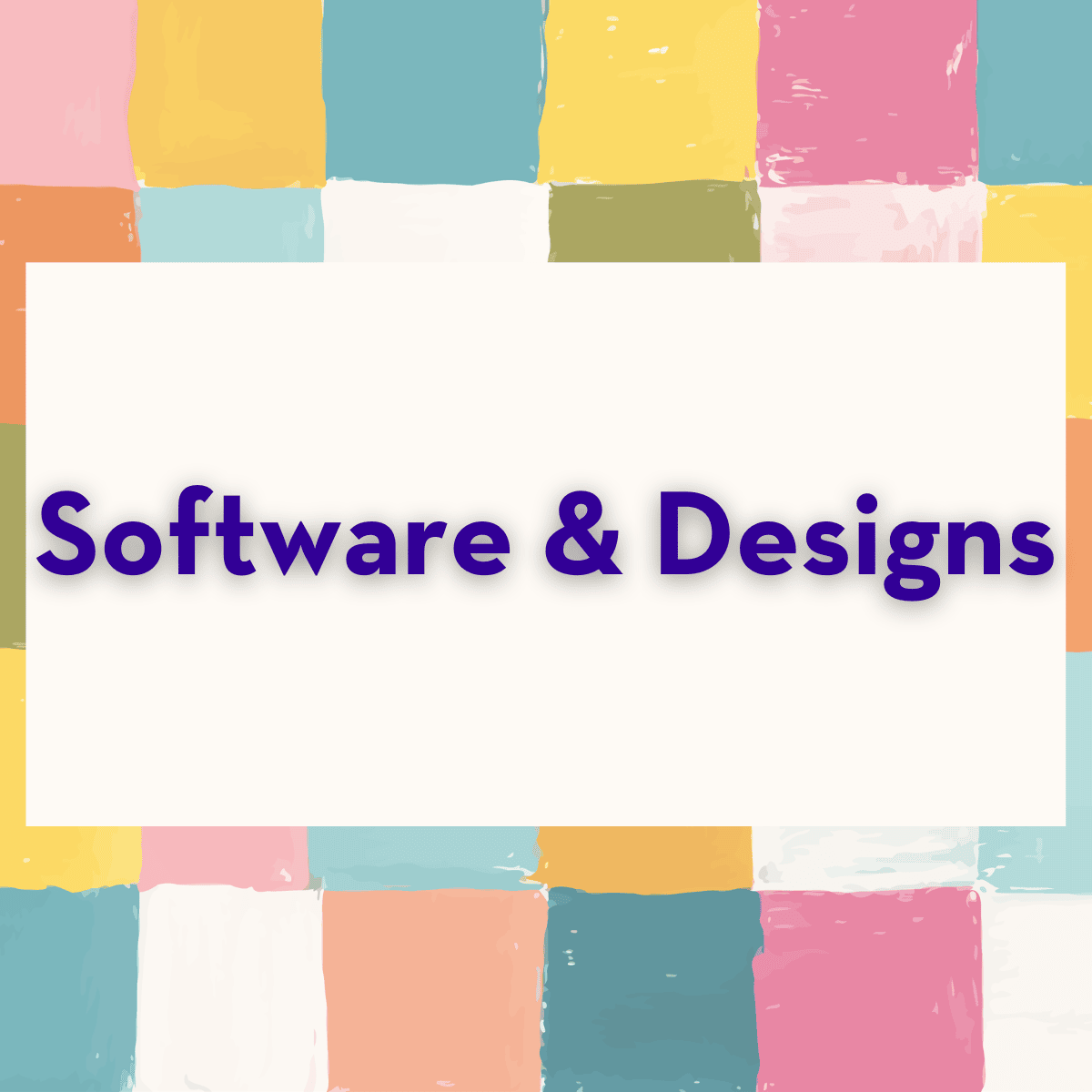 Quilting Month Sale Category Card for Software & Designs