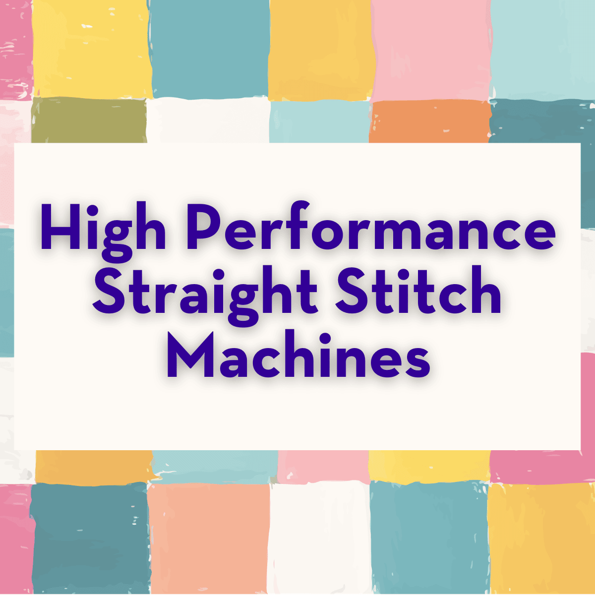 Quilting Month Sale Category Card for Straight Stitch Machines