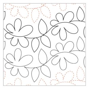 Quilting Creations Daisy Dotz 6 Inch Tear Away Paper - 48in Sheets (4 Pack)
